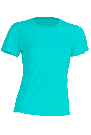 SPORT T-SHIRT LADY turchese